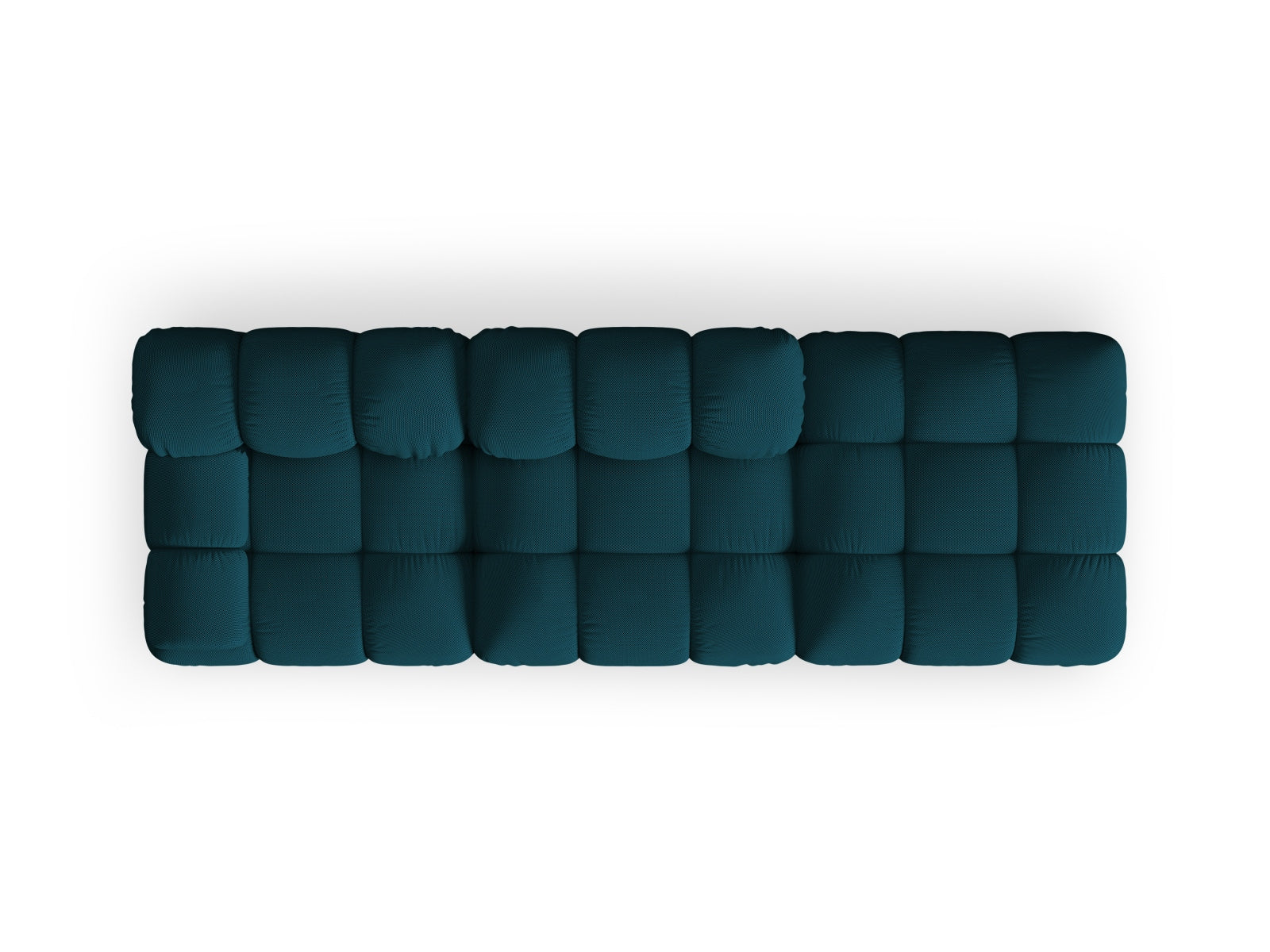 Stylisches Bellis L-Sofa in Navy Blue, 4-Sitzer, 94cm, perfekt für moderne Wohnkonzepte, angeboten von Micadoni.