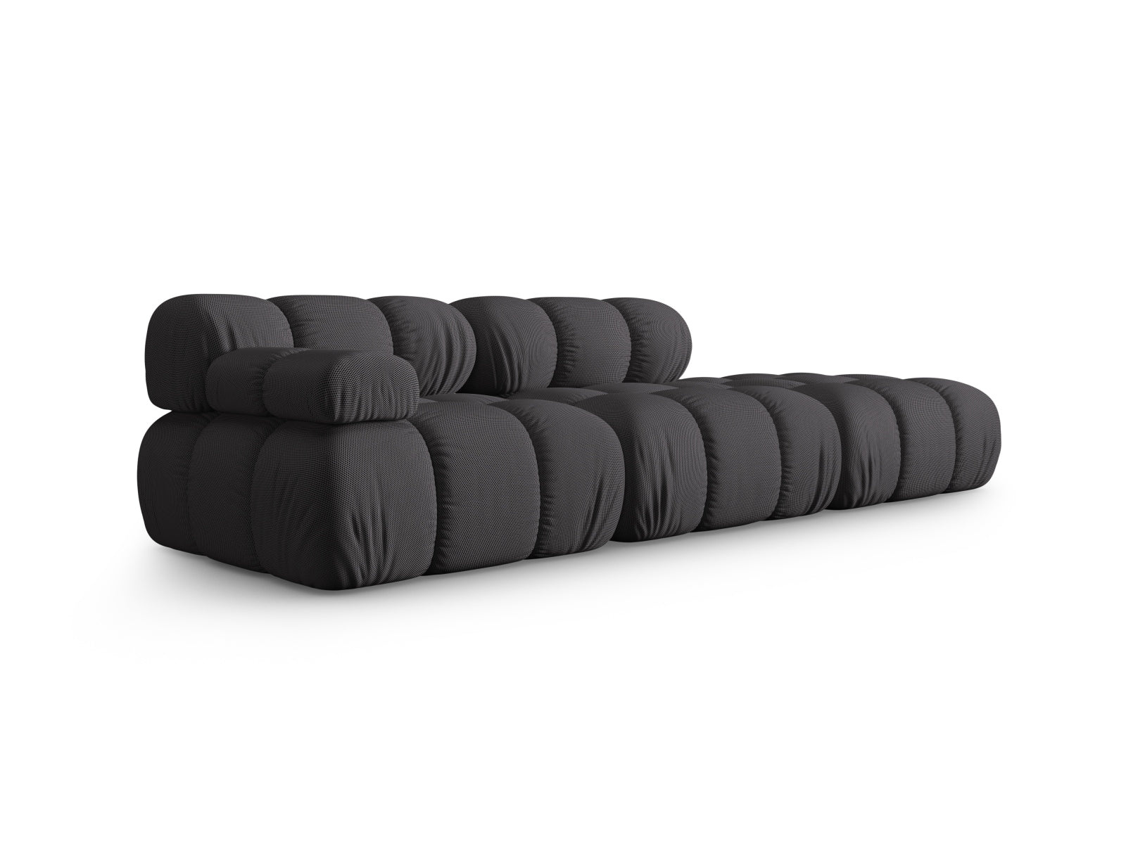Elegantes Bellis modulares Sofa in Espresso-Sonic, 4-Sitzer, 94 cm, ideal für stilvolle Wohnräume, erhältlich bei KAQTU Design AG.