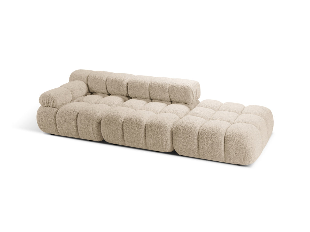 Bellis Boucle modulares Sofa rechts 4 Sitzer 94cm in Light Beige-Rolf präsentiert im Onlineshop von KAQTU Design AG. L-Sofa rechts ist von Micadoni