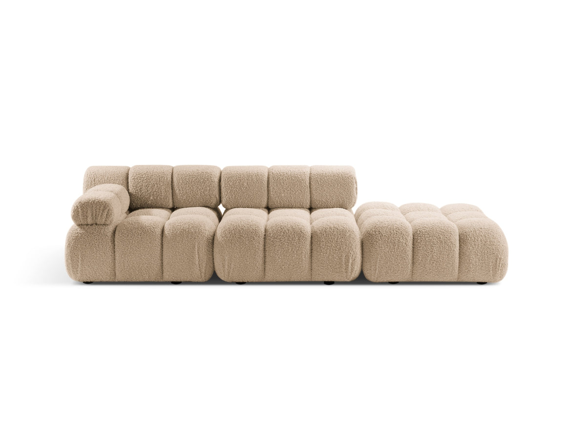 Bellis Boucle modulares Sofa rechts 4 Sitzer 94cm in Sand-Rolf präsentiert im Onlineshop von KAQTU Design AG. L-Sofa rechts ist von Micadoni