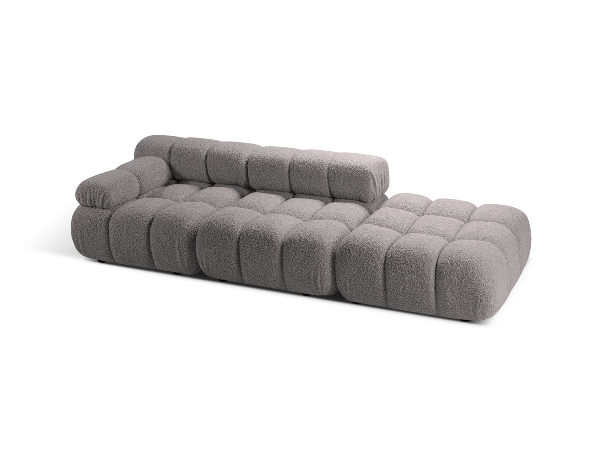 Bellis Boucle modulares Sofa rechts 4 Sitzer 94cm in Light Grey-Rolf präsentiert im Onlineshop von KAQTU Design AG. L-Sofa rechts ist von Micadoni