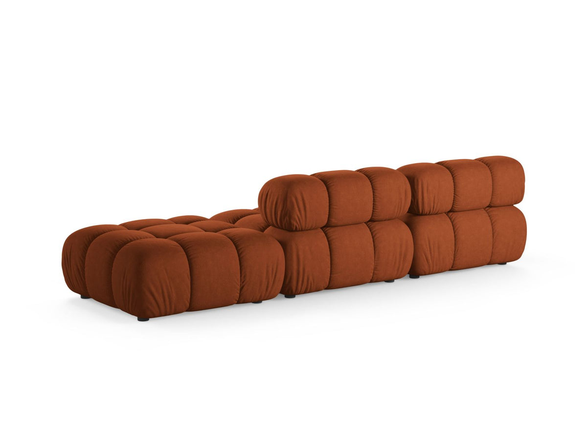 4-Sitzer Modular Sofa rechts Bellis in Brick-Liberty präsentiert im Onlineshop von KAQTU Design AG. 4er Sofa ist von Micadoni