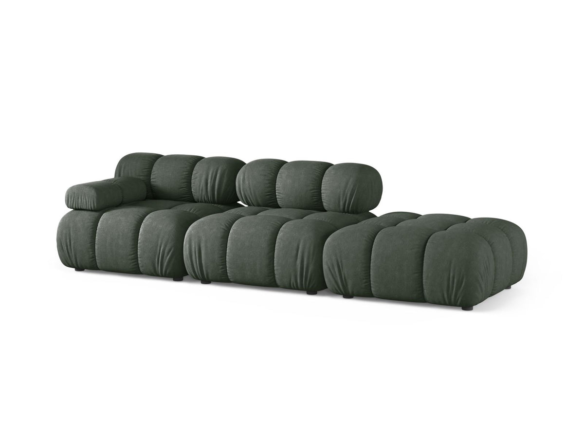 4-Sitzer Modular Sofa rechts Bellis in Moss Green-Liberty präsentiert im Onlineshop von KAQTU Design AG. 4er Sofa ist von Micadoni