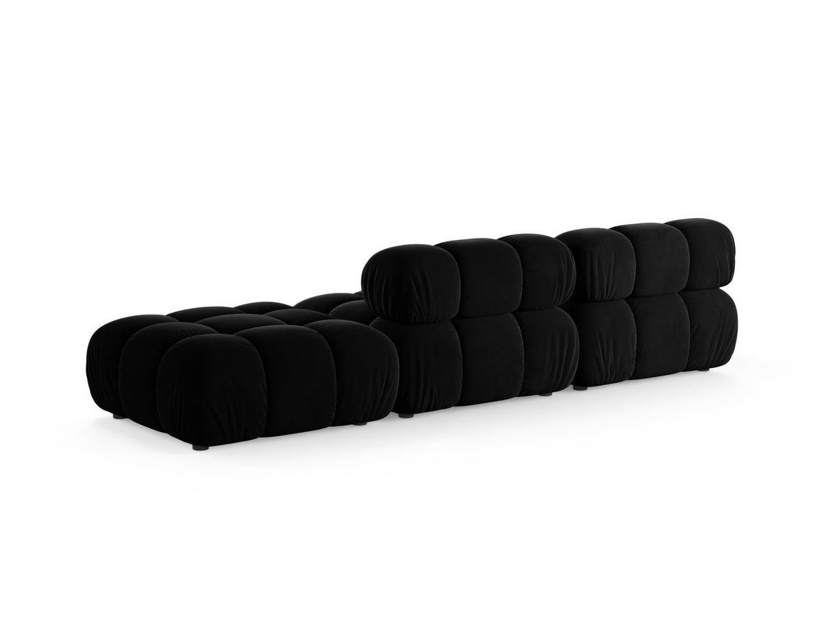 4-Sitzer Modular Sofa rechts Bellis in Black-Venus präsentiert im Onlineshop von KAQTU Design AG. 4er Sofa ist von Micadoni