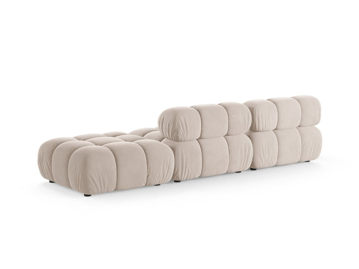 4-Sitzer Modular Sofa rechts Bellis in Light Beige-Venus präsentiert im Onlineshop von KAQTU Design AG. 4er Sofa ist von Micadoni