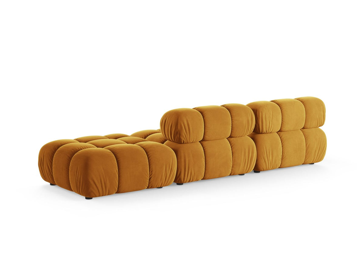 4-Sitzer Modular Sofa rechts Bellis in Yellow-Venus präsentiert im Onlineshop von KAQTU Design AG. 4er Sofa ist von Micadoni