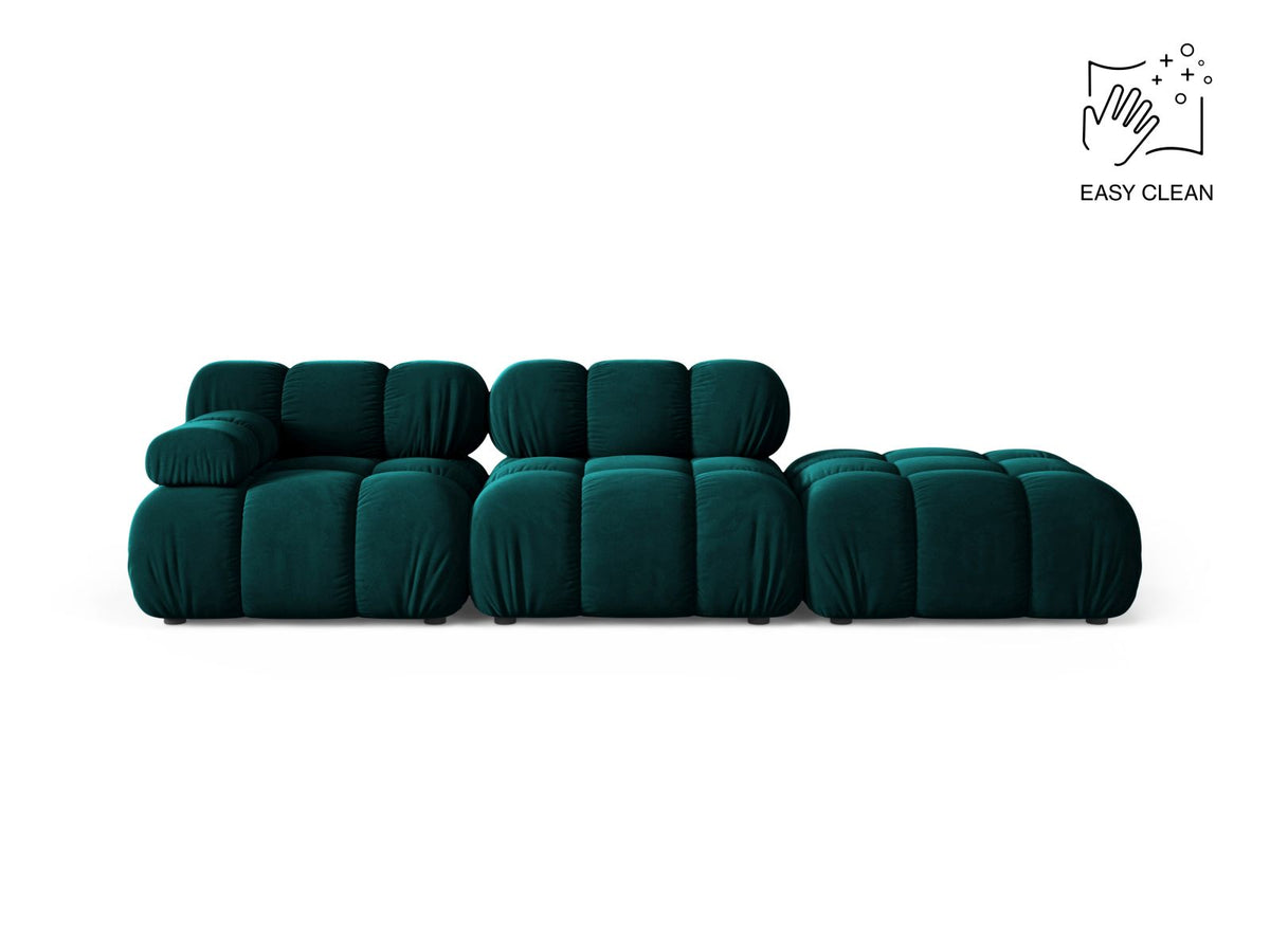 4-Sitzer Modular Sofa rechts Bellis in Deep Petrol-Venus präsentiert im Onlineshop von KAQTU Design AG. 4er Sofa ist von Micadoni