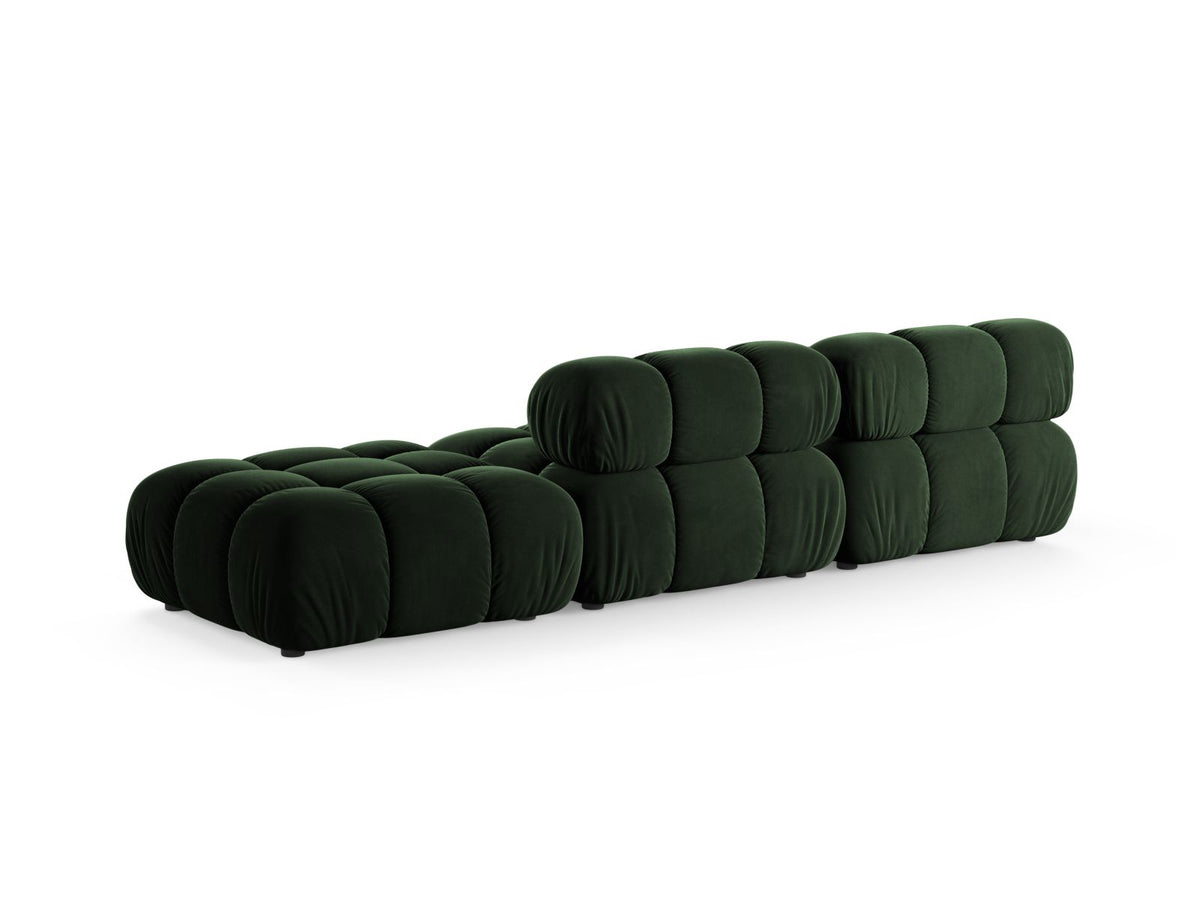 4-Sitzer Modular Sofa rechts Bellis in Bottle Green-Venus präsentiert im Onlineshop von KAQTU Design AG. 4er Sofa ist von Micadoni