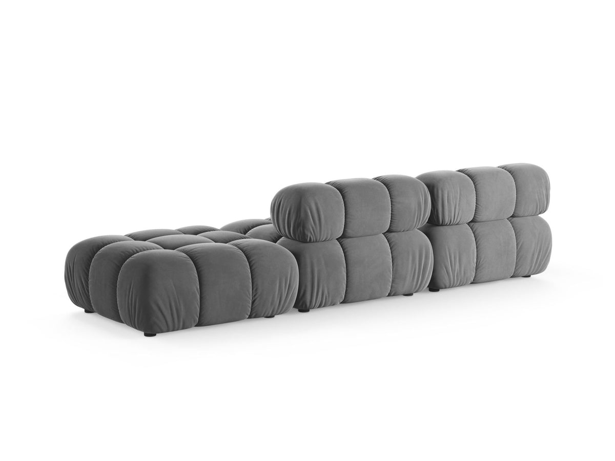 4-Sitzer Modular Sofa rechts Bellis in Light Grey-Venus präsentiert im Onlineshop von KAQTU Design AG. 4er Sofa ist von Micadoni