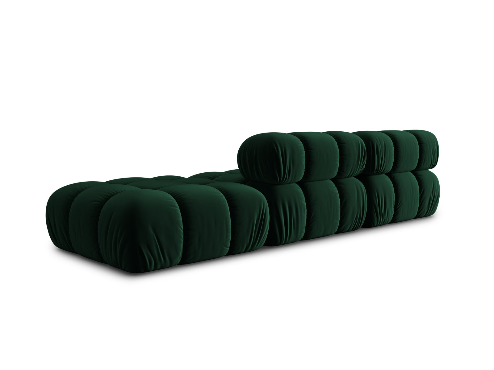Erleben Sie das Bellis Velour Sofa von Micadoni – ein elegantes, modulares 4-Sitzer Sofa, das Stil, Komfort und Anpassungsfähigkeit vereint.
