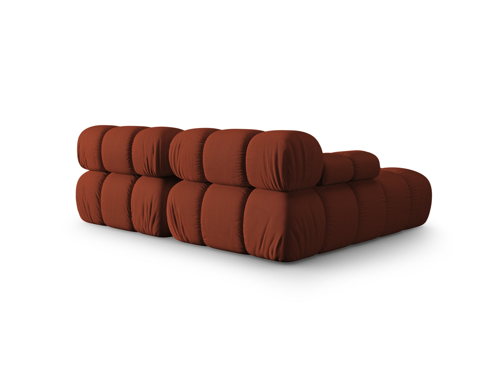 Stylisches Bellis L-Sofa in Brick-Sonic, 3-Sitzer, 155 cm, linksseitig, ideal für zeitgemäße Wohnräume, erhältlich bei Micadoni.