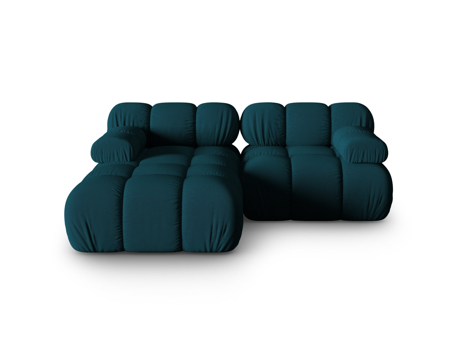 Bellis Modulares Ecksofa links 3 Sitzer 155cm in Navy Blue-Sonic präsentiert im Onlineshop von KAQTU Design AG. L-Sofa links ist von Micadoni