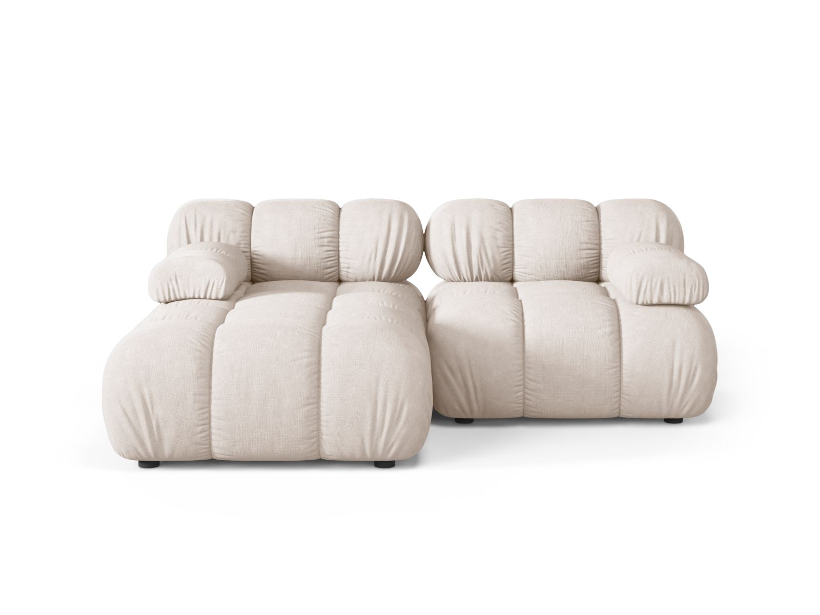 3-Sitzer Ecksofa links modular Bellis in Beige-Liberty präsentiert im Onlineshop von KAQTU Design AG. Ecksofa links ist von Micadoni