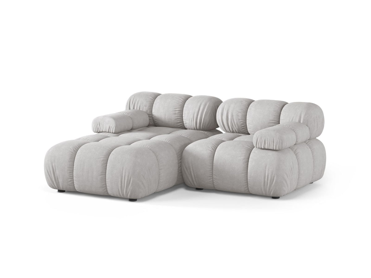 3-Sitzer Ecksofa links modular Bellis in Light Grey-Liberty präsentiert im Onlineshop von KAQTU Design AG. Ecksofa links ist von Micadoni