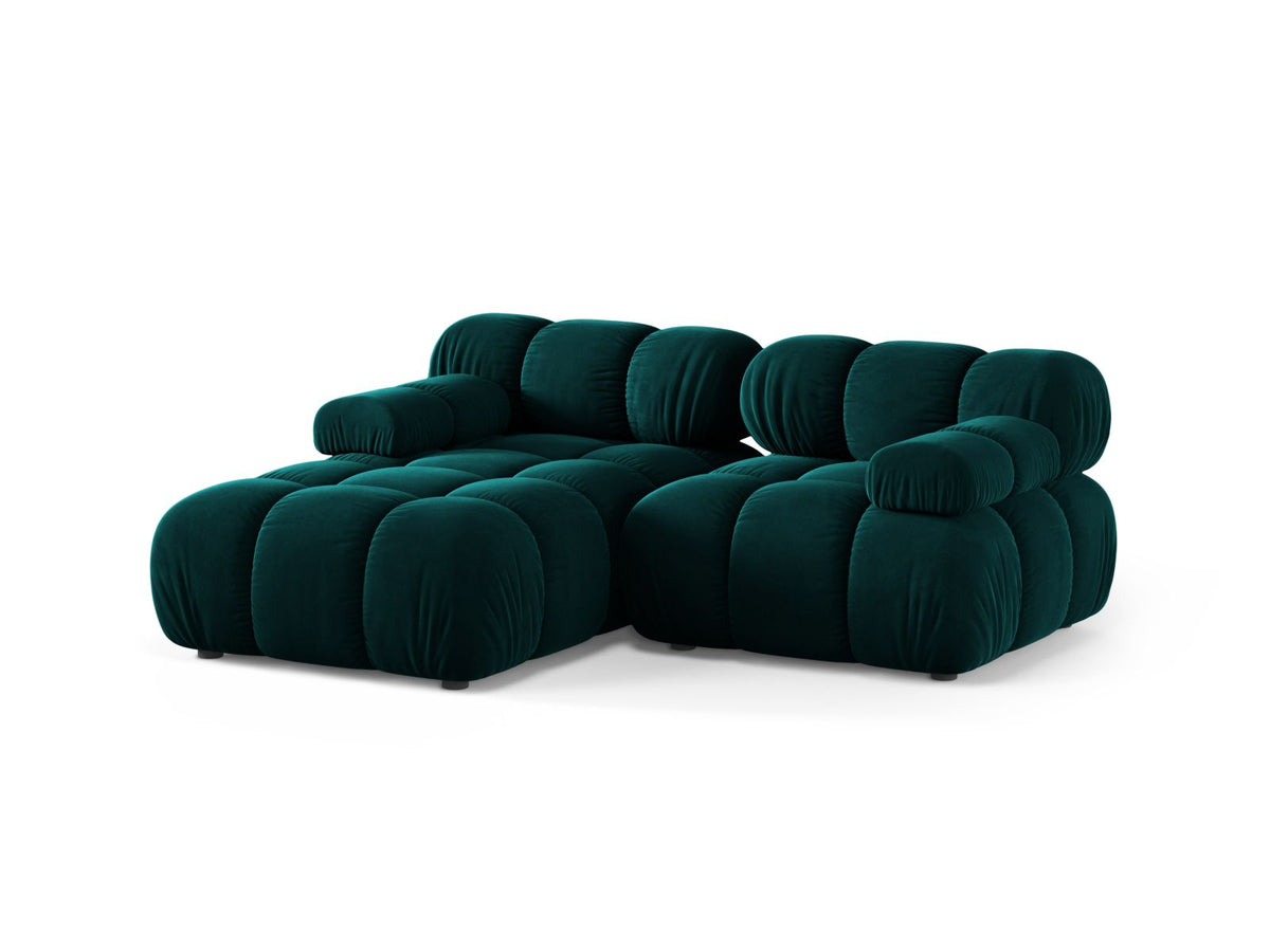 3-Sitzer Modular Ecksofa links Bellis in Deep Petrol-Venus präsentiert im Onlineshop von KAQTU Design AG. Ecksofa links ist von Micadoni