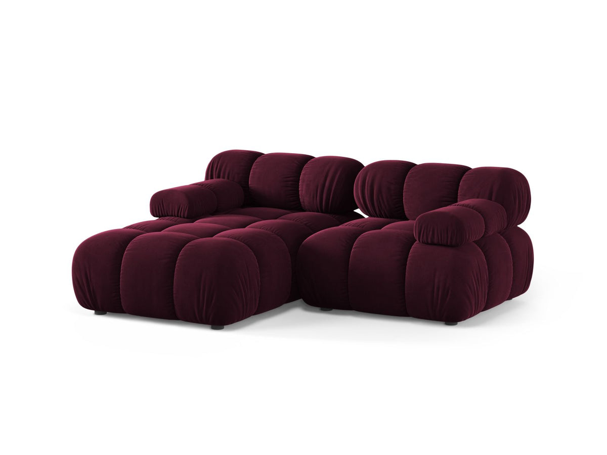 3-Sitzer Modular Ecksofa links Bellis in Burgundy-Venus präsentiert im Onlineshop von KAQTU Design AG. Ecksofa links ist von Micadoni
