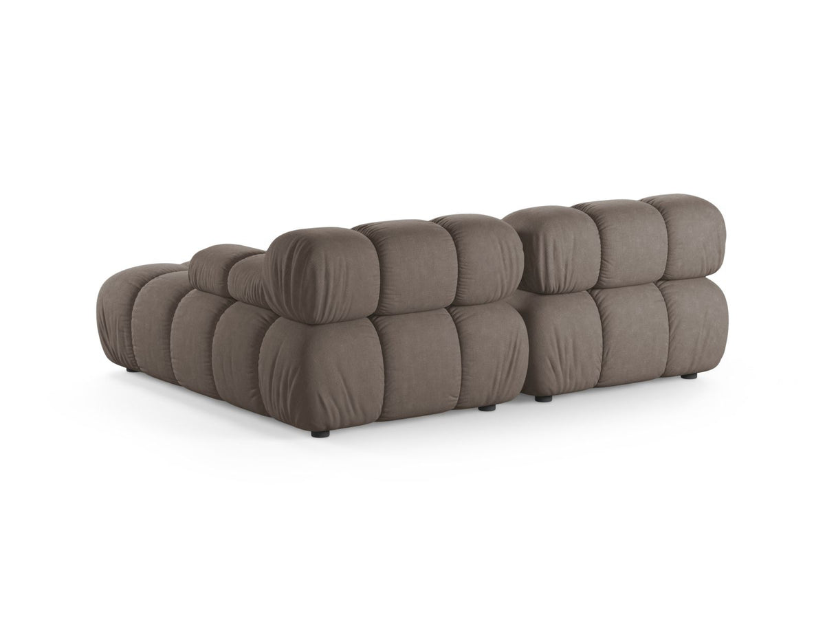 3-Sitzer Ecksofa rechts Bellis in Cappuccino-Liberty präsentiert im Onlineshop von KAQTU Design AG. Ecksofa rechts ist von Micadoni