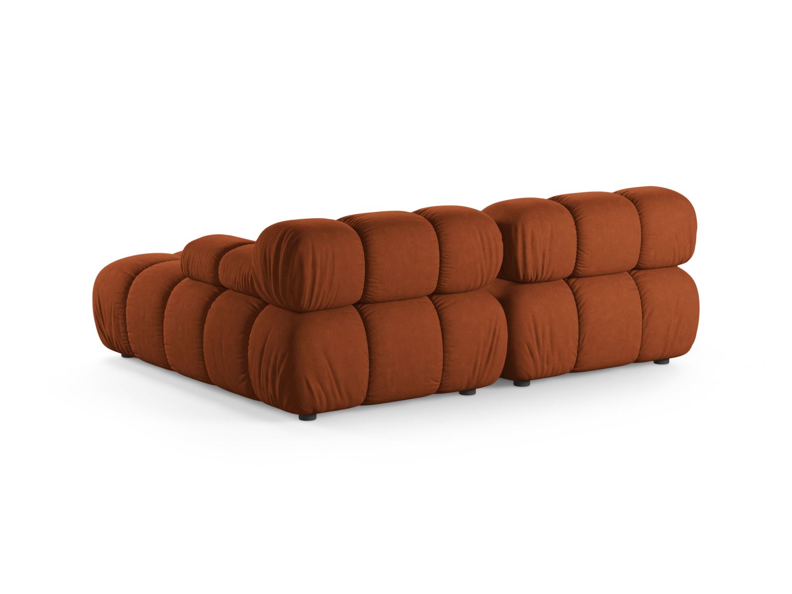 Elegantes 3-Sitzer Ecksofa Bellis in Brick-Liberty, ideal für stilvolle Wohnräume. Komfort und Qualität vereint von Micadoni.