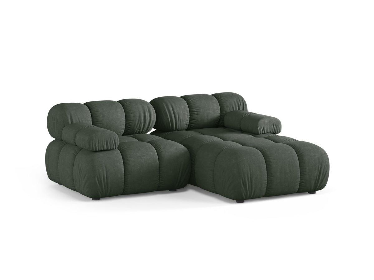 3-Sitzer Ecksofa rechts Bellis in Moss Green-Liberty präsentiert im Onlineshop von KAQTU Design AG. Ecksofa rechts ist von Micadoni