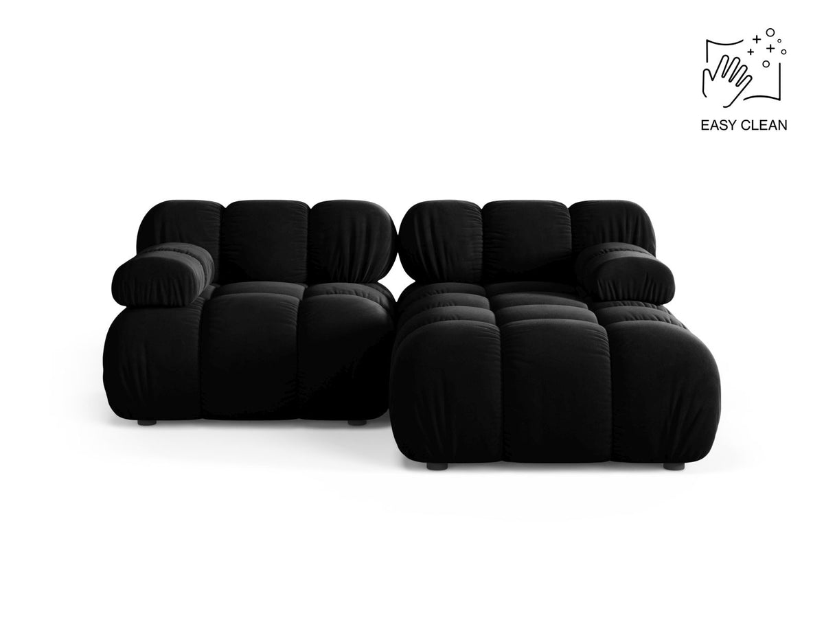 3-Sitzer Modular Ecksofa rechts Bellis in Black-Venus präsentiert im Onlineshop von KAQTU Design AG. Ecksofa rechts ist von Micadoni