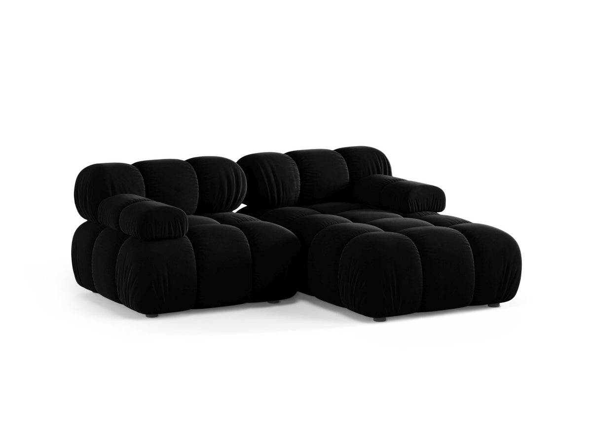 3-Sitzer Modular Ecksofa rechts Bellis in Black-Venus präsentiert im Onlineshop von KAQTU Design AG. Ecksofa rechts ist von Micadoni