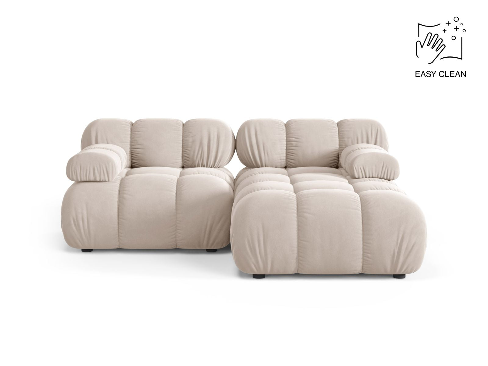 3-Sitzer Modular Ecksofa rechts Bellis in Light Beige-Venus präsentiert im Onlineshop von KAQTU Design AG. Ecksofa rechts ist von Micadoni