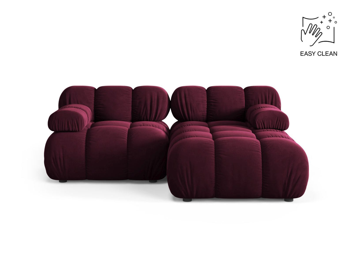 3-Sitzer Modular Ecksofa rechts Bellis in Burgundy-Venus präsentiert im Onlineshop von KAQTU Design AG. Ecksofa rechts ist von Micadoni