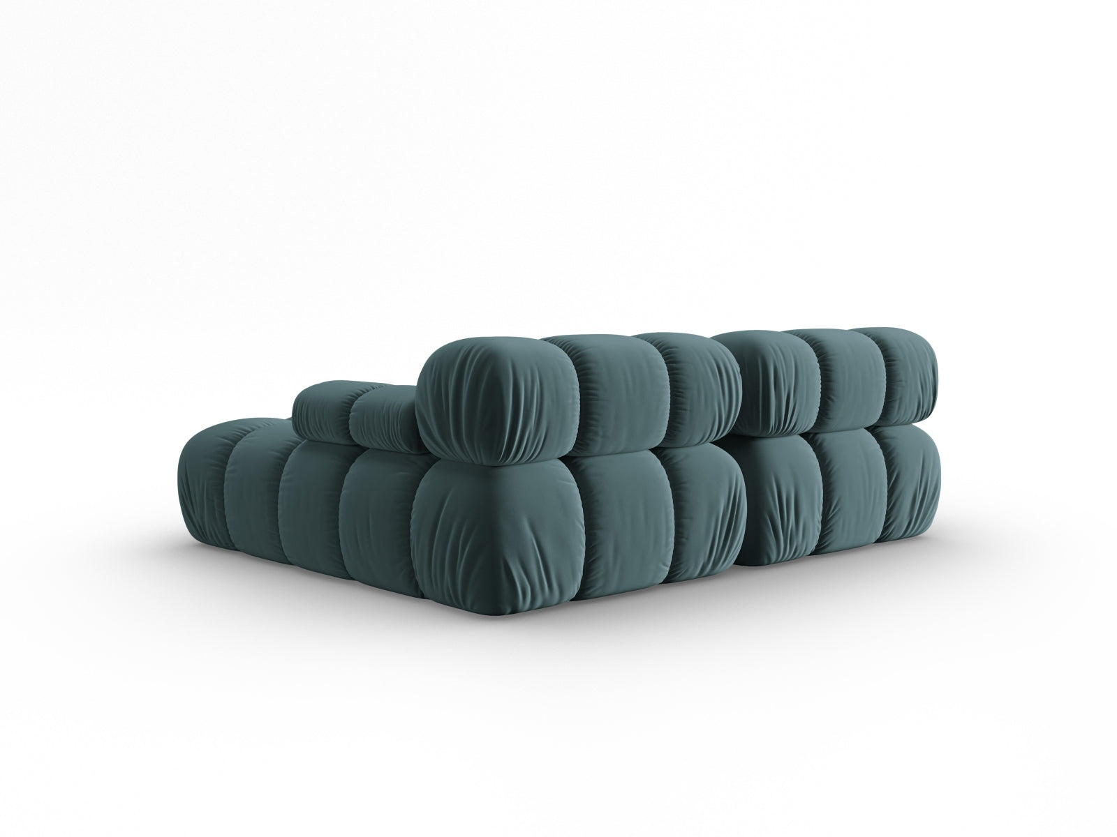 Modulares Ecksofa Bellis in sanftem Türkis, 3-Sitzer, bietet Komfort und Flexibilität für Ihr Zuhause, perfekt für moderne Wohnkonzepte.