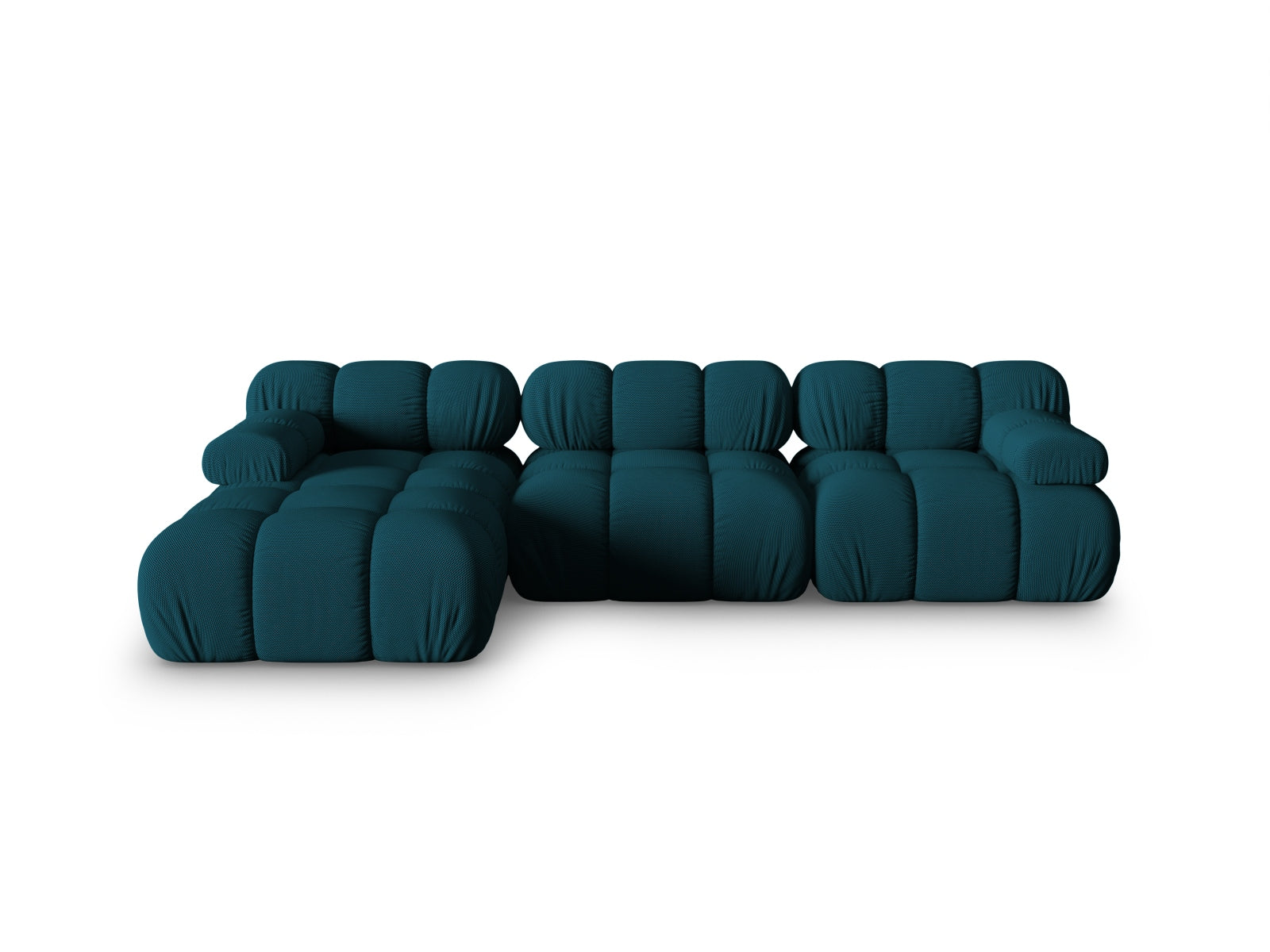 Bellis Modulares Ecksofa links 4 Sitzer 155cm in Navy Blue-Sonic präsentiert im Onlineshop von KAQTU Design AG. L-Sofa links ist von Micadoni