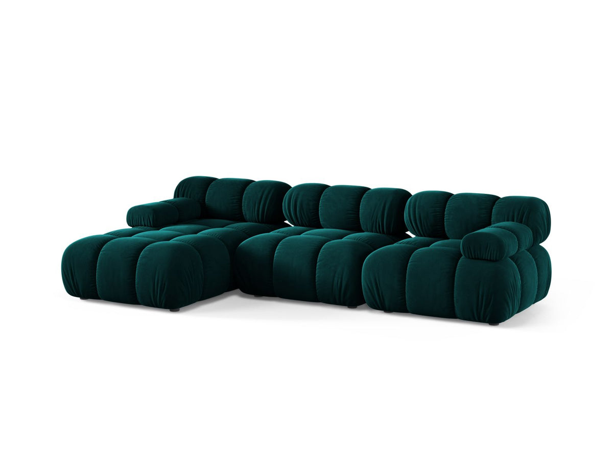 4-Sitzer Modular Ecksofa links Bellis in Deep Petrol-Venus präsentiert im Onlineshop von KAQTU Design AG. Ecksofa links ist von Micadoni