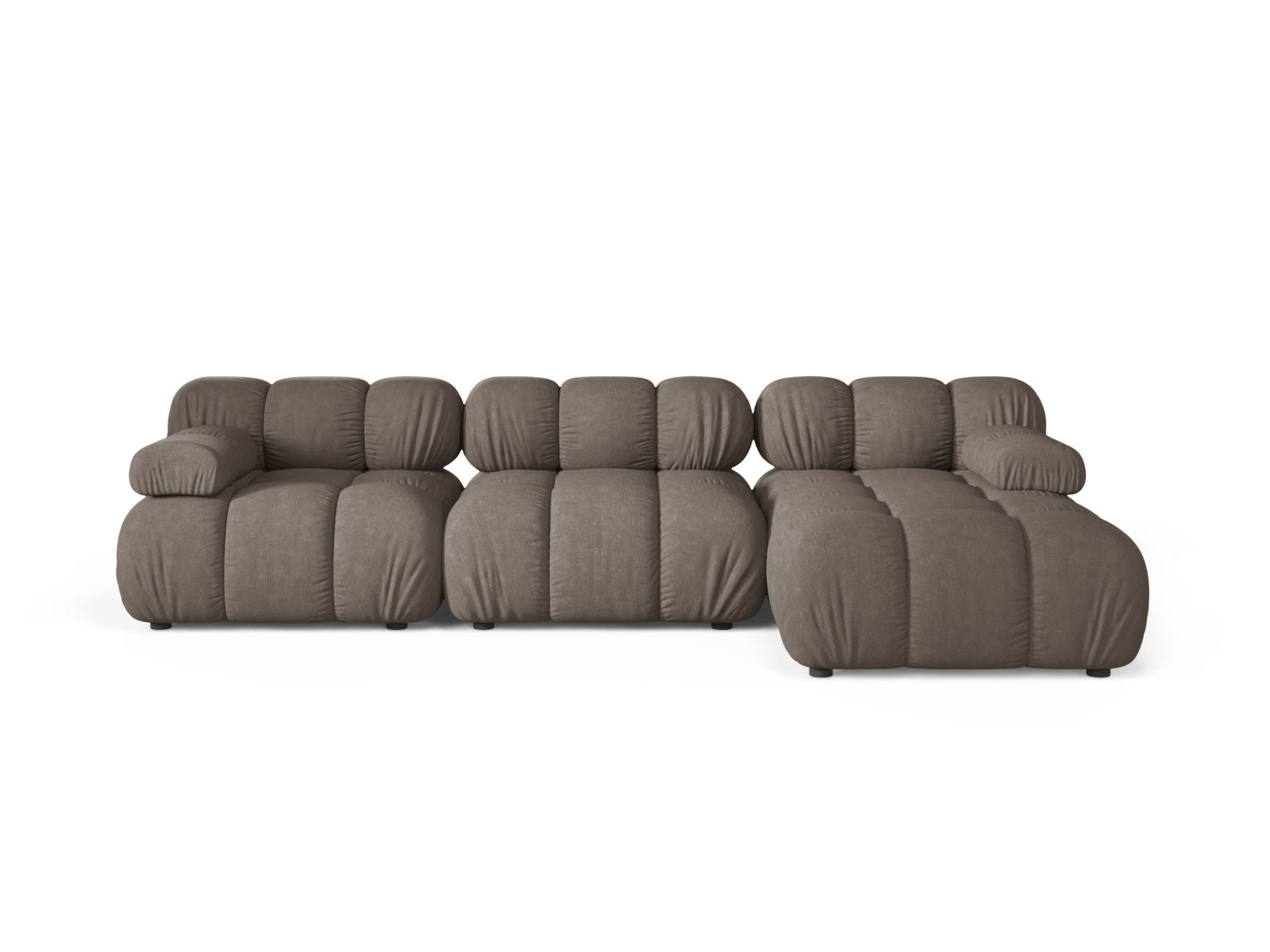 4-Sitzer Ecksofa rechts Bellis in Cappuccino-Liberty präsentiert im Onlineshop von KAQTU Design AG. Ecksofa rechts ist von Micadoni
