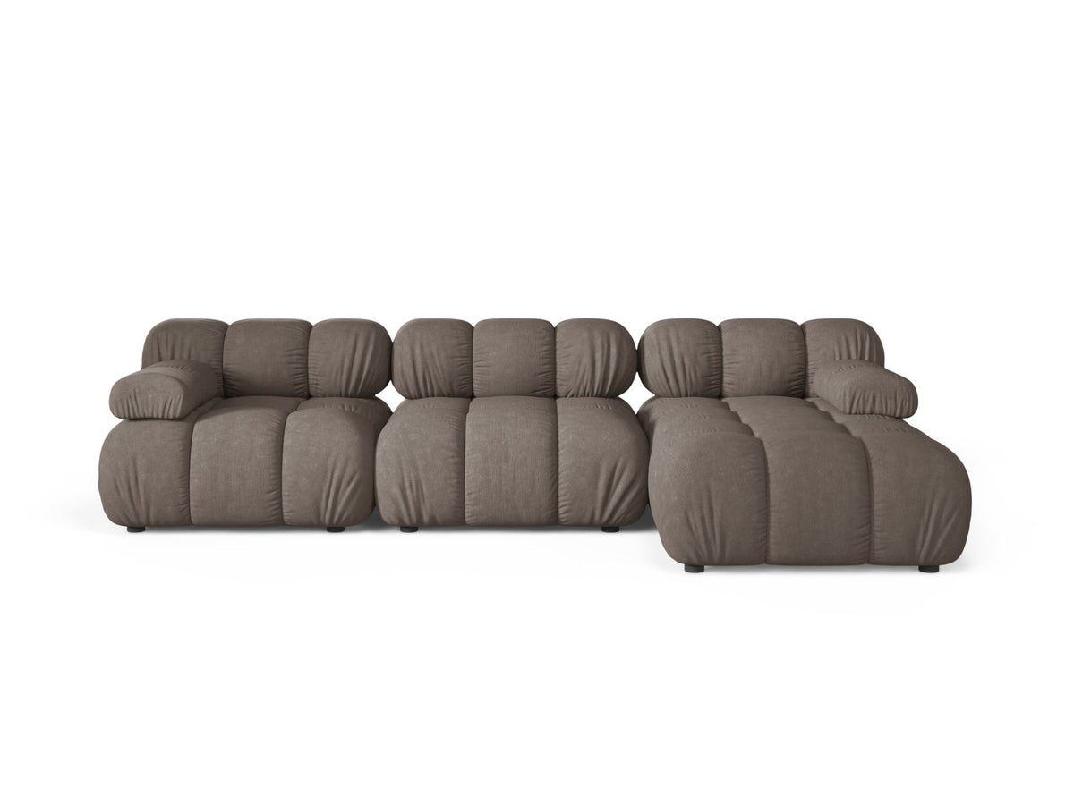 4-Sitzer Ecksofa rechts Bellis in Cappuccino-Liberty präsentiert im Onlineshop von KAQTU Design AG. Ecksofa rechts ist von Micadoni