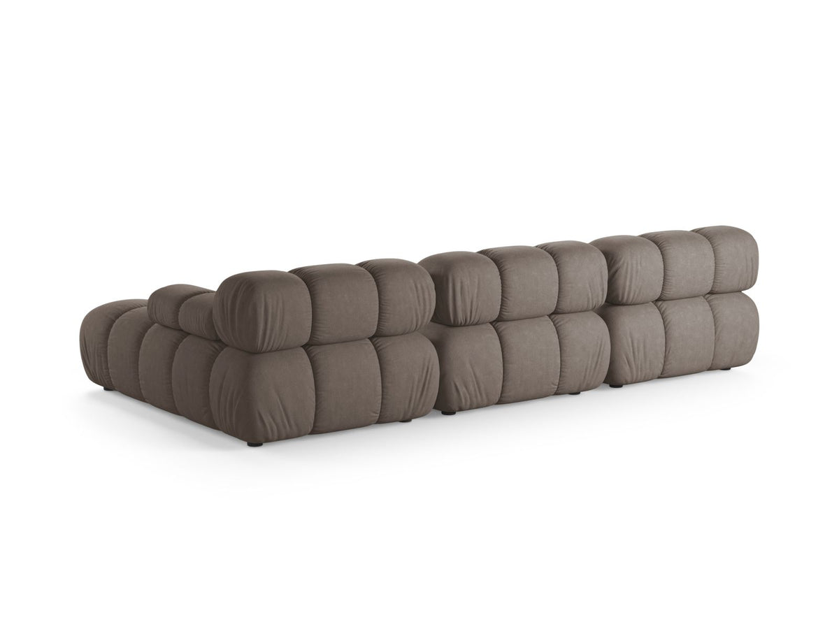 4-Sitzer Ecksofa rechts Bellis in Cappuccino-Liberty präsentiert im Onlineshop von KAQTU Design AG. Ecksofa rechts ist von Micadoni