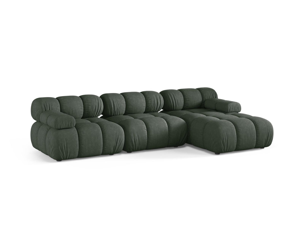 4-Sitzer Ecksofa rechts Bellis in Moss Green-Liberty präsentiert im Onlineshop von KAQTU Design AG. Ecksofa rechts ist von Micadoni