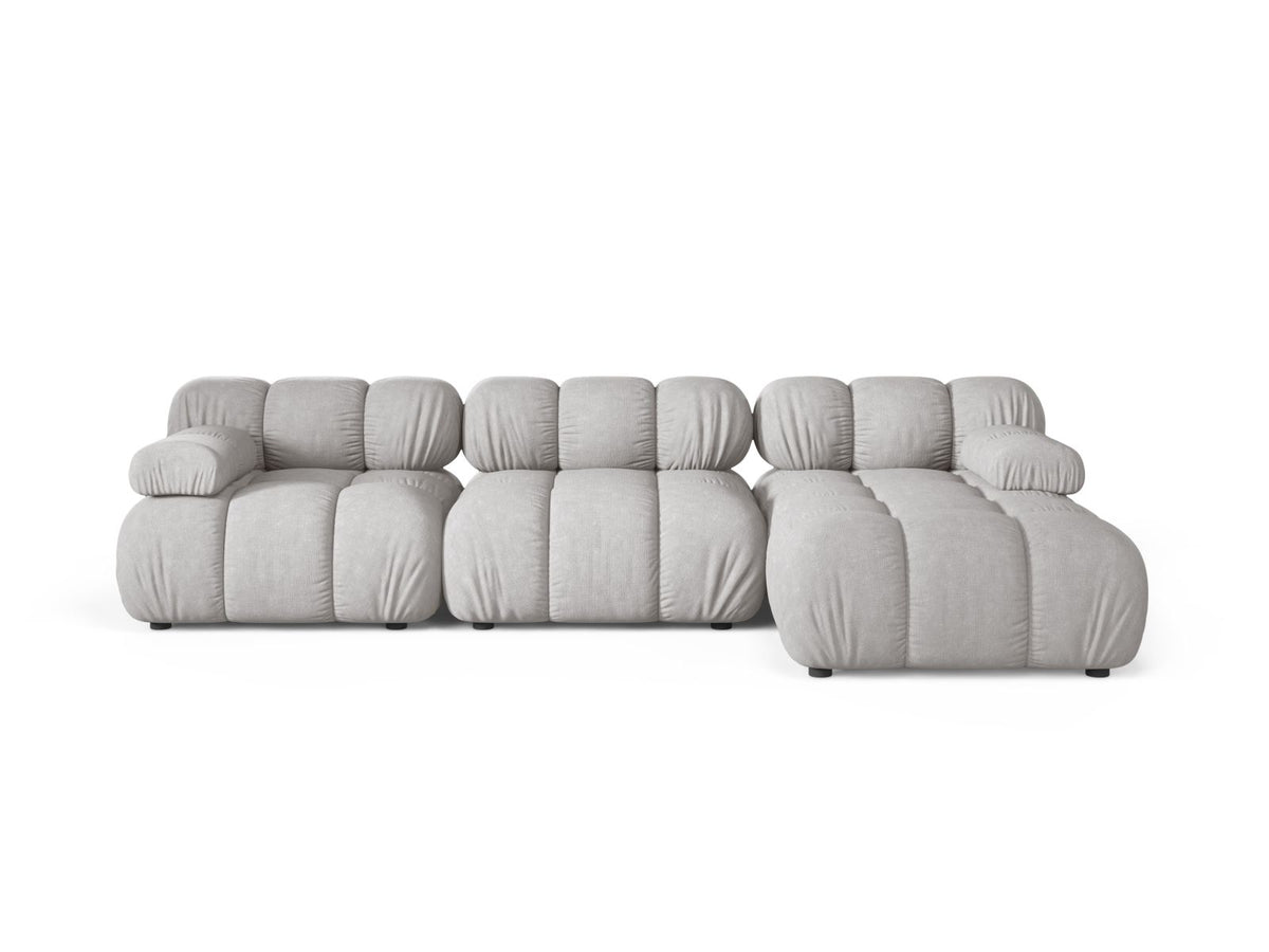 4-Sitzer Ecksofa rechts Bellis in Light Grey-Liberty präsentiert im Onlineshop von KAQTU Design AG. Ecksofa rechts ist von Micadoni