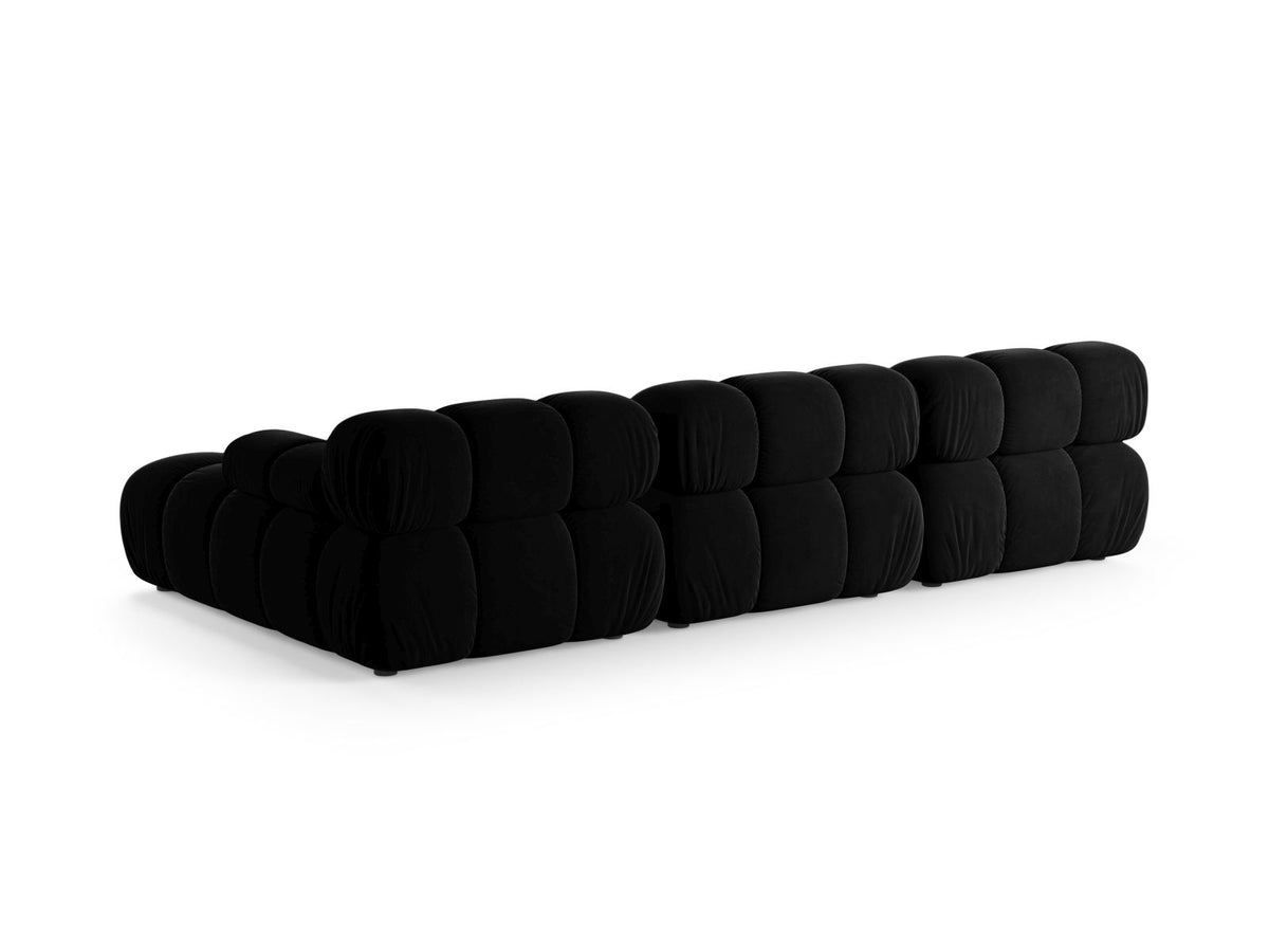 4-Sitzer Modular Ecksofa rechts Bellis in Black-Venus präsentiert im Onlineshop von KAQTU Design AG. Ecksofa rechts ist von Micadoni