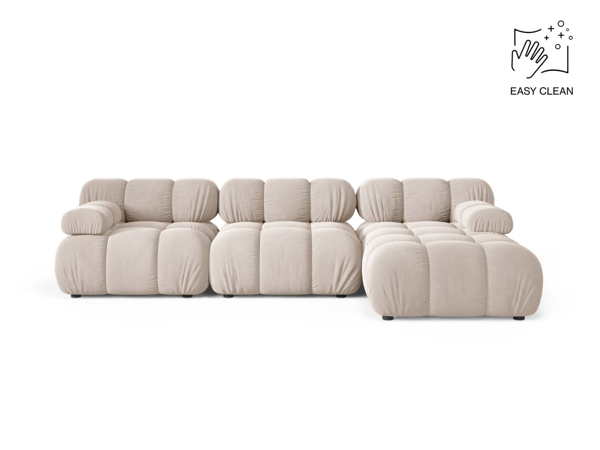 4-Sitzer Modular Ecksofa rechts Bellis in Light Beige-Venus präsentiert im Onlineshop von KAQTU Design AG. Ecksofa rechts ist von Micadoni
