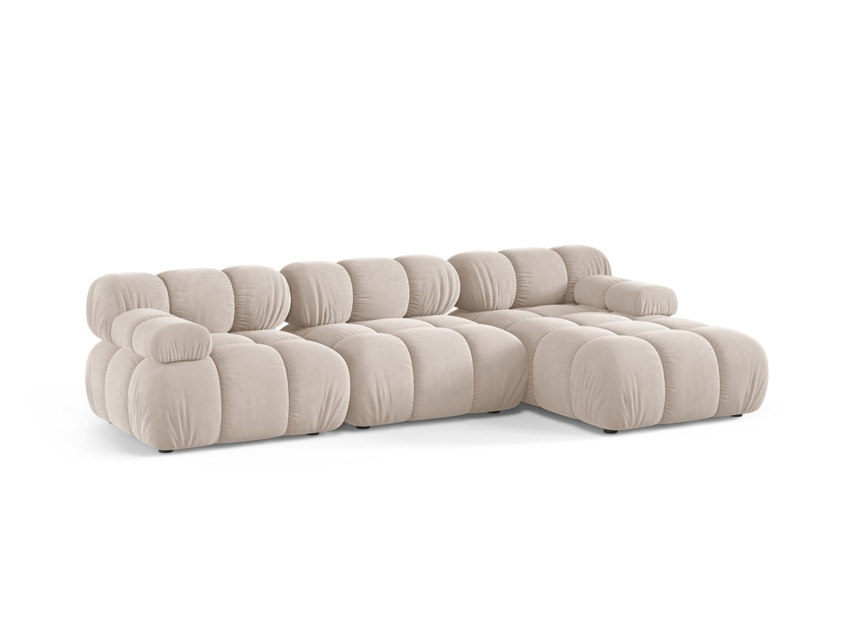 4-Sitzer Modular Ecksofa rechts Bellis in Light Beige-Venus präsentiert im Onlineshop von KAQTU Design AG. Ecksofa rechts ist von Micadoni