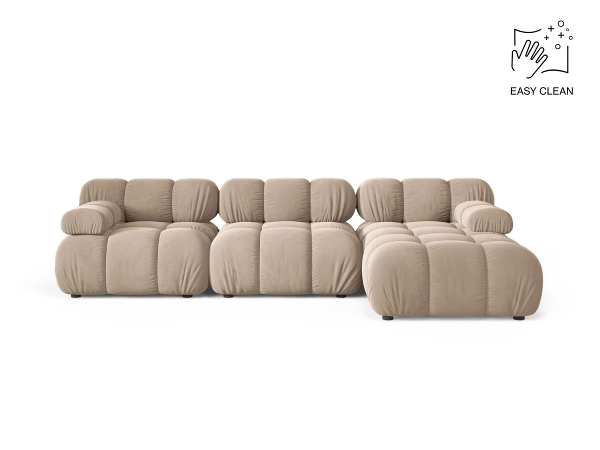 4-Sitzer Modular Ecksofa rechts Bellis in Beige-Venus präsentiert im Onlineshop von KAQTU Design AG. Ecksofa rechts ist von Micadoni