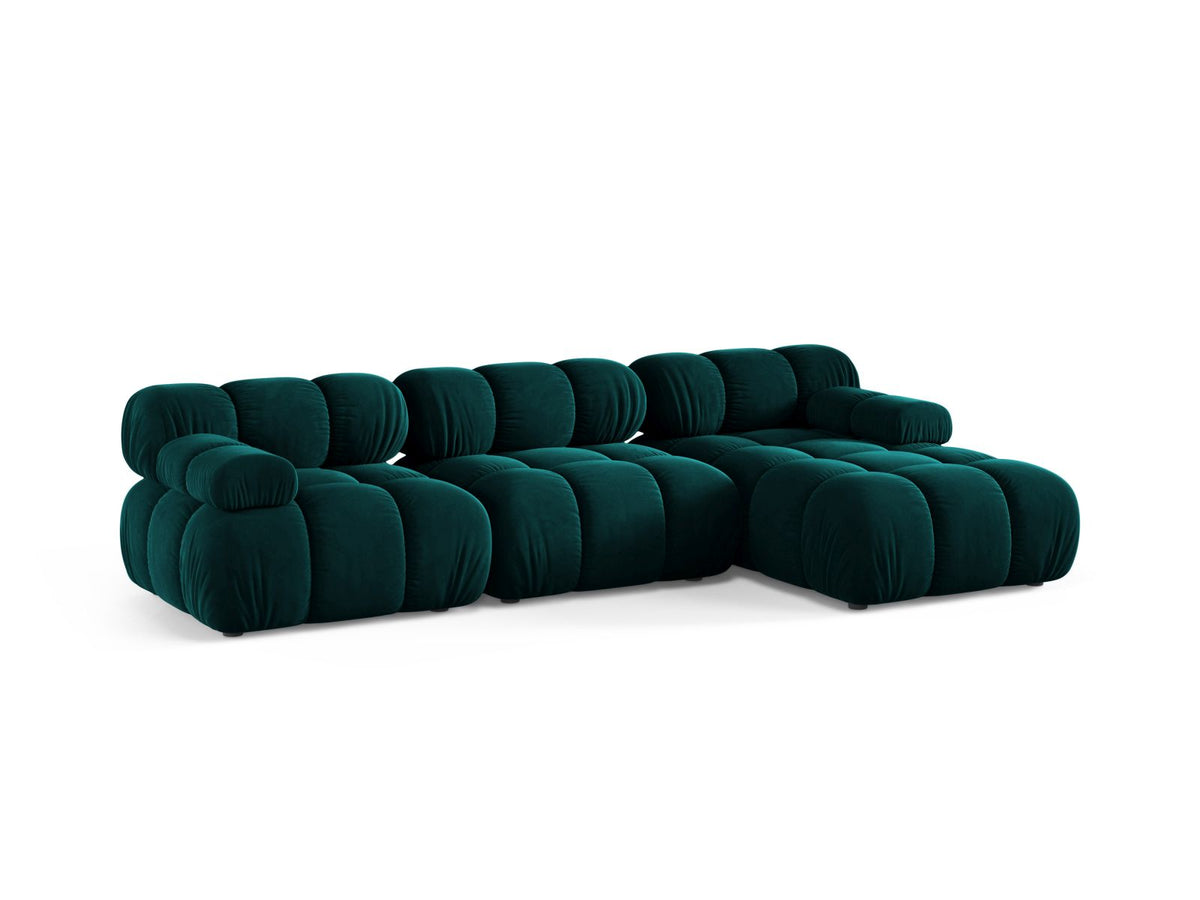 4-Sitzer Modular Ecksofa rechts Bellis in Deep Petrol-Venus präsentiert im Onlineshop von KAQTU Design AG. Ecksofa rechts ist von Micadoni