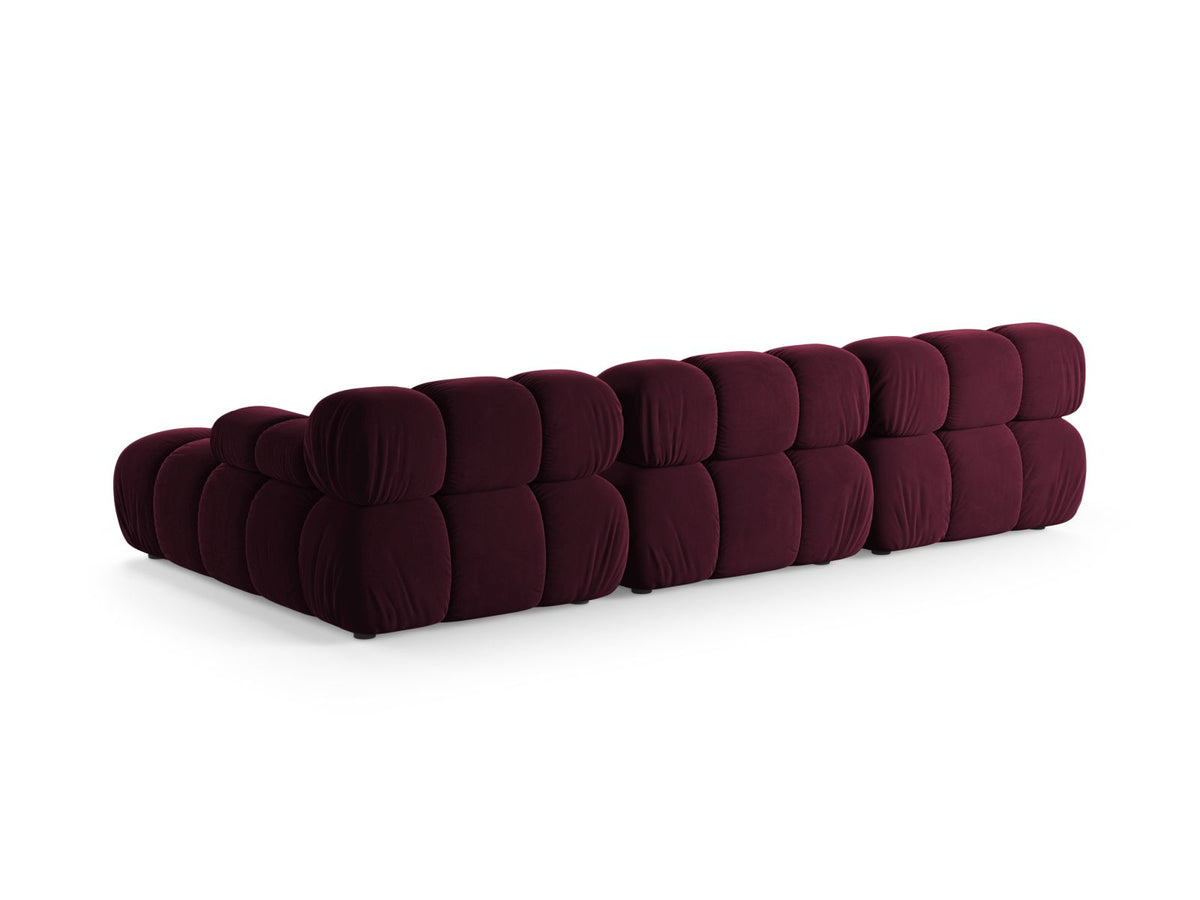 4-Sitzer Modular Ecksofa rechts Bellis in Burgundy-Venus präsentiert im Onlineshop von KAQTU Design AG. Ecksofa rechts ist von Micadoni
