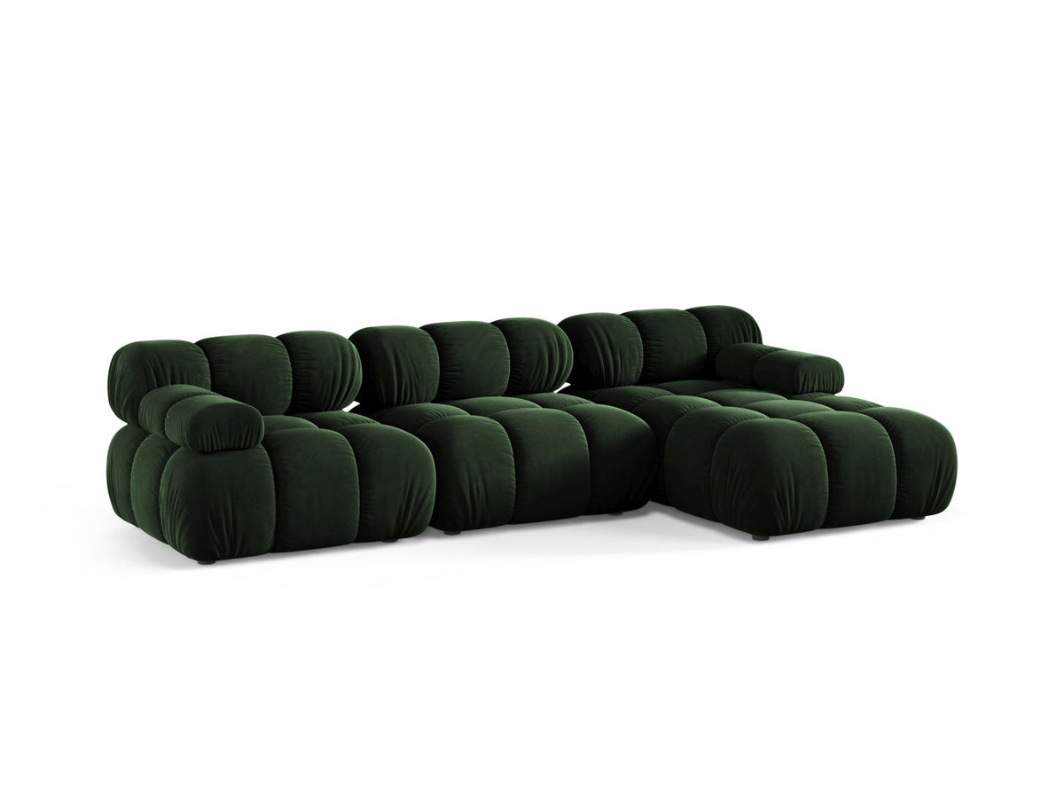 4-Sitzer Modular Ecksofa rechts Bellis in Bottle Green-Venus präsentiert im Onlineshop von KAQTU Design AG. Ecksofa rechts ist von Micadoni