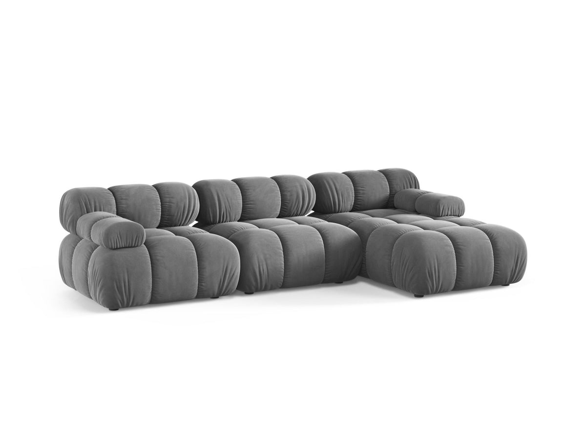 4-Sitzer Modular Ecksofa rechts Bellis in Light Grey-Venus präsentiert im Onlineshop von KAQTU Design AG. Ecksofa rechts ist von Micadoni