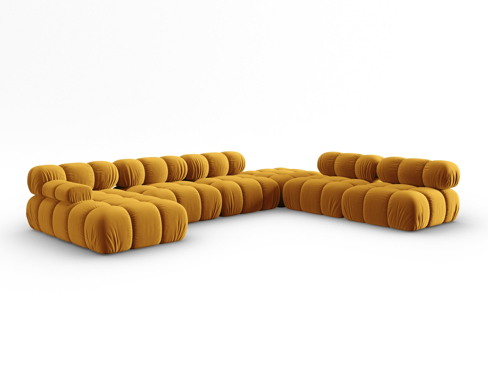 Erleben Sie das Bellis Velour Ecksofa von Micadoni – ein elegantes 7-Sitzer Sofa mit 282 cm, das Stil, Komfort und Funktionalität vereint.