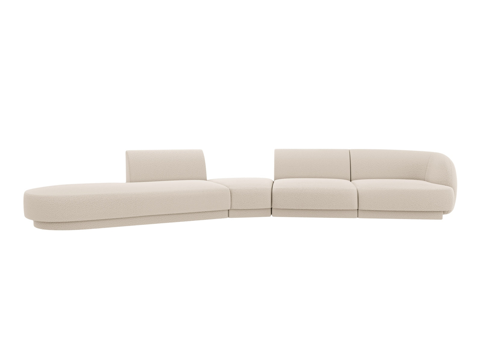 Erleben Sie das Miley 5-Sitzer Sofa von Micadoni – ein elegantes, modulares Möbelstück, das Komfort und Stil in Ihr Zuhause bringt.
