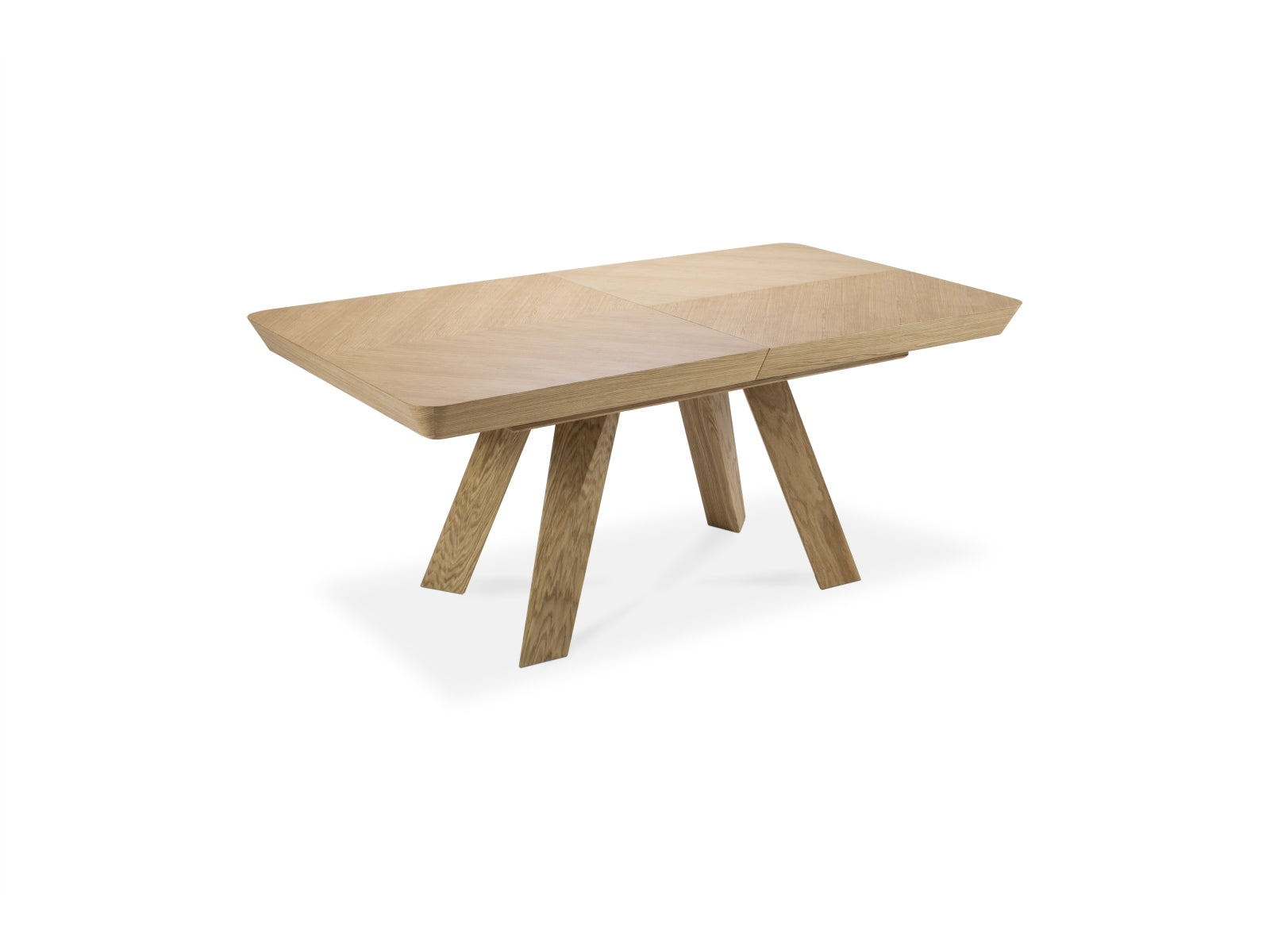 Sally ausziehbarer Tisch 14 Sitzer in Natur-Wood präsentiert im Onlineshop von KAQTU Design AG. Esstisch ist von Micadoni