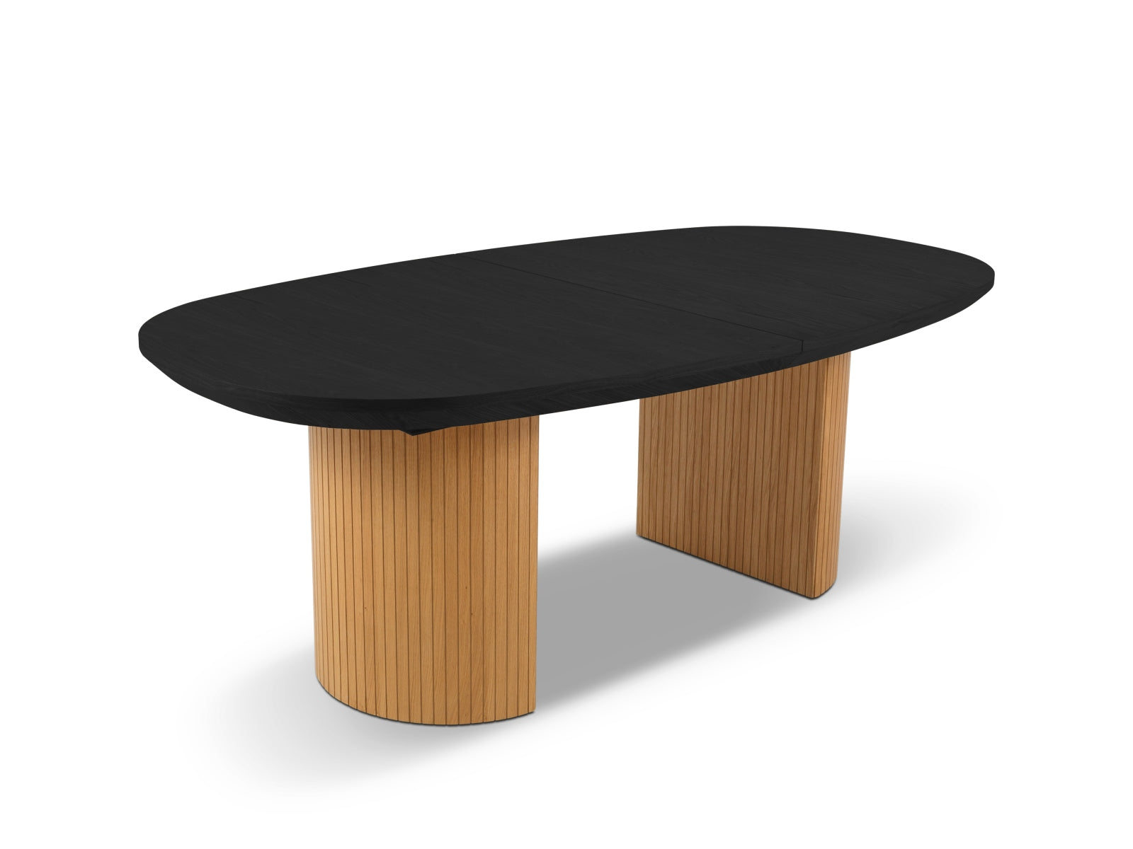 Moderner, ausziehbarer Esstisch "Sally" für bis zu 14 Gäste, ideal für große Familienessen und stilvolle Feiern in ansprechendem Design.