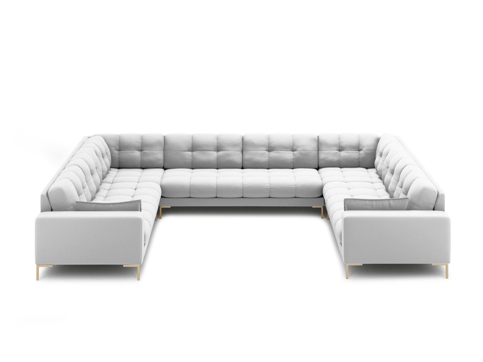 Entdecken Sie das Mamaia Panoramic Sofa 9 Sitzer von Micadoni – stilvoll, komfortabel und perfekt für gesellige Abende. Ideal für jedes Zuhause!