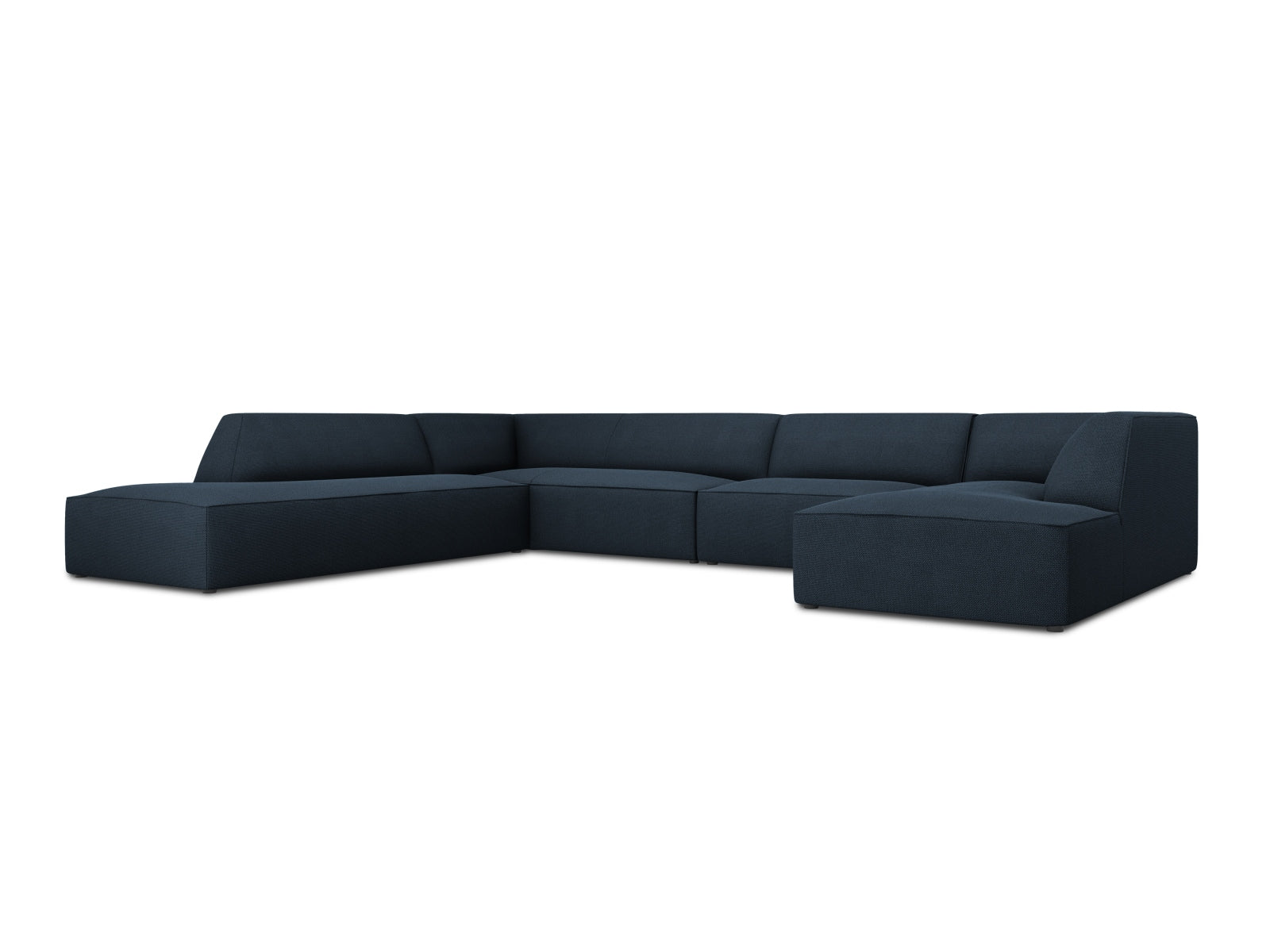 Entdecken Sie das stilvolle Ruby Panoramic Ecksofa links 7 Sitzer von Micadoni – ideal für gemütliche Abende mit Familie und Freunden.