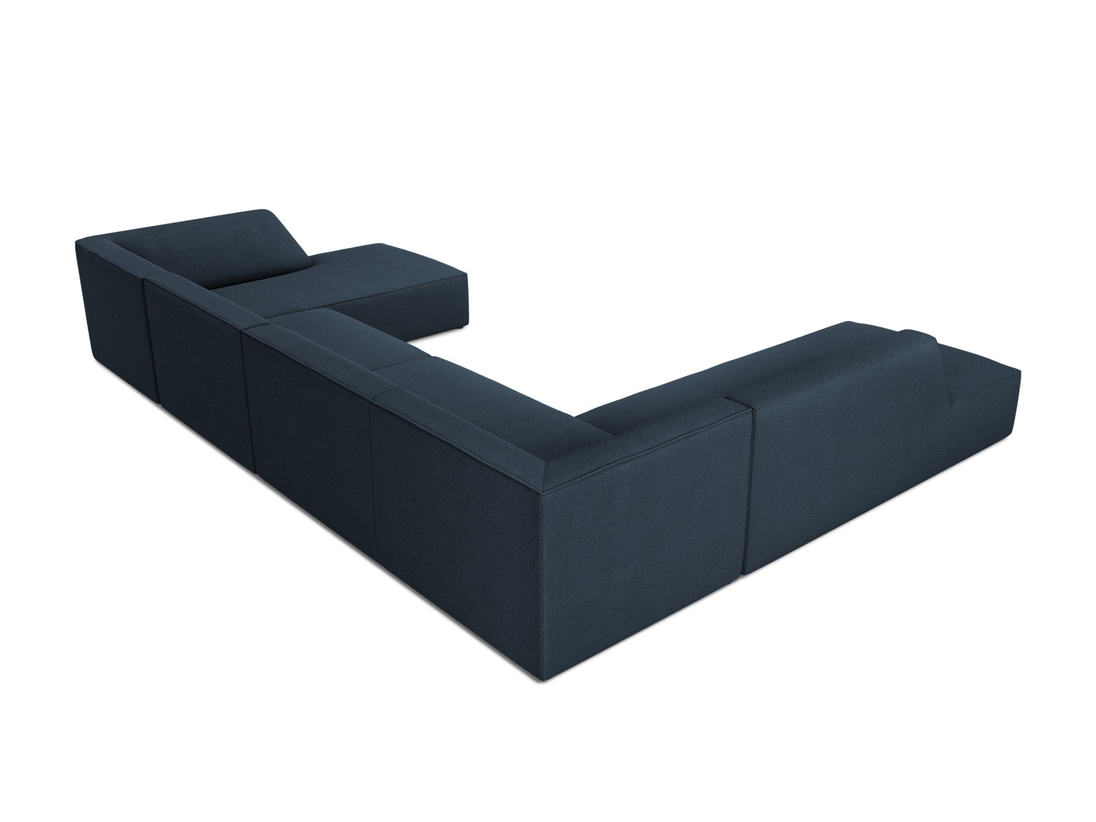 Elegantes Ruby Panoramic Ecksofa links, 7-Sitzer von Micadoni, ideal für entspannte Stunden und modernes Wohndesign.